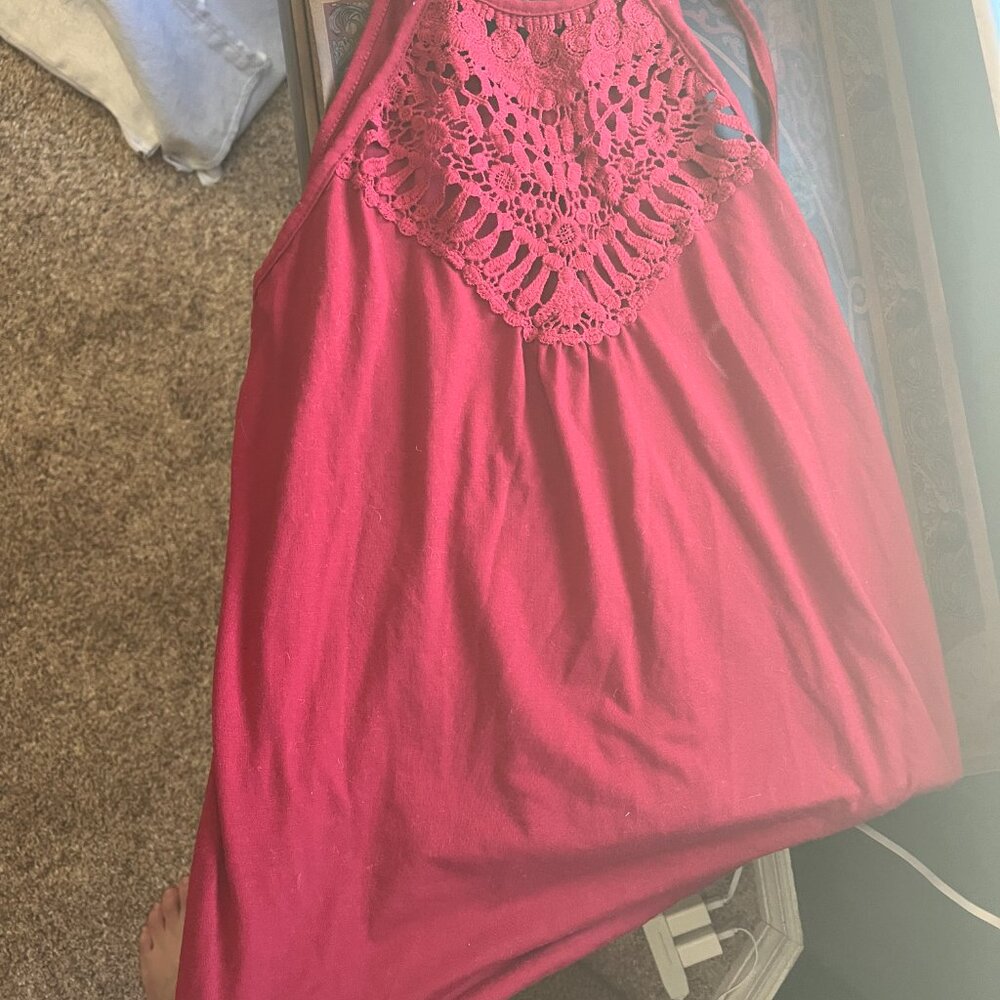Classy Comfortable Red Tank Top